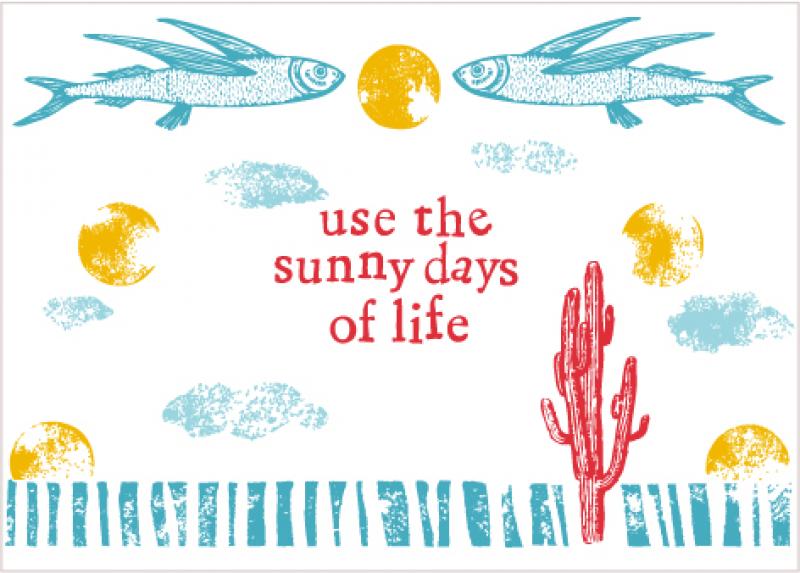 2343 use the sunny days of life