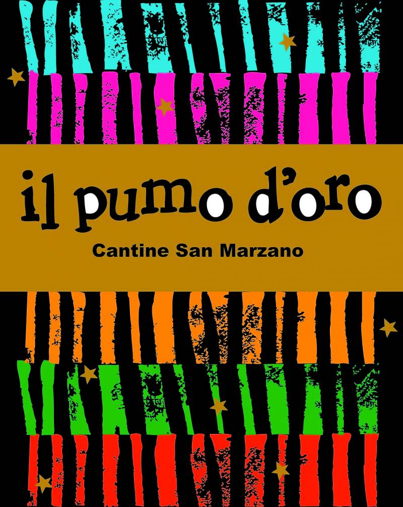 Weinetikett, Entwurf "Il Pumo d'Oro" 4