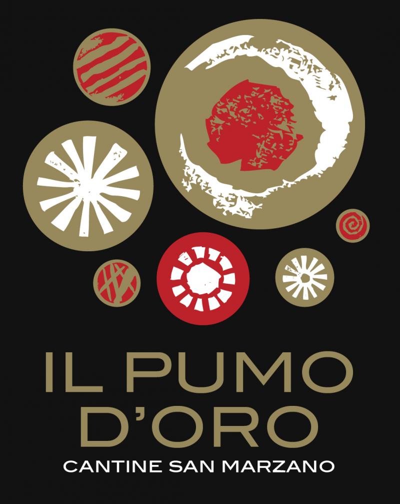 Weinetikett, Entwurf "Il Pumo d'Oro" 8