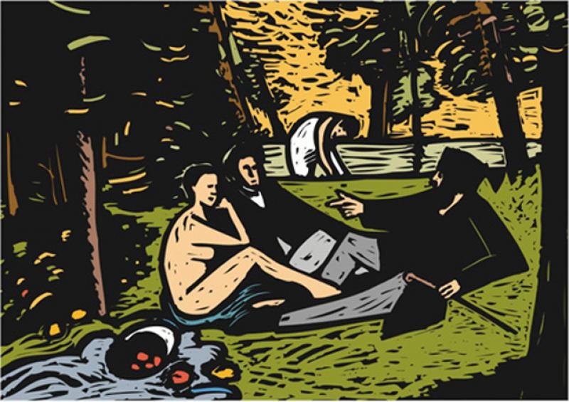 2117 Manets Frühstück im Grünen